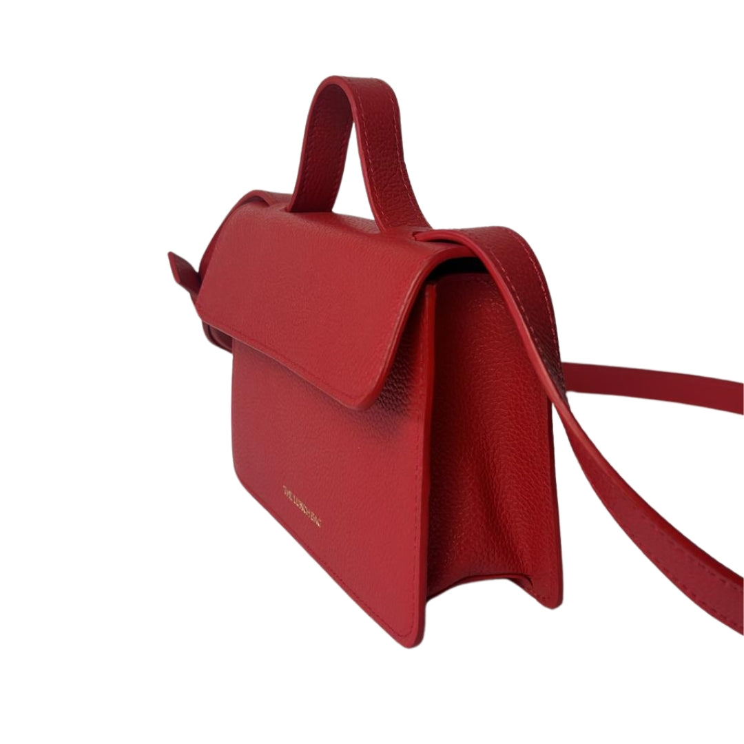 Medium lunch bag red